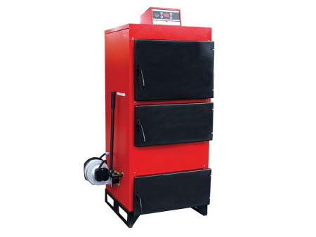 Котел твердотопливный Kentatsu VLK SRK-1250, 1453 кВт, (14530 кв. м) одноконтурный, напольный, с открытой камерой сгорания, длительного горения, для отопления