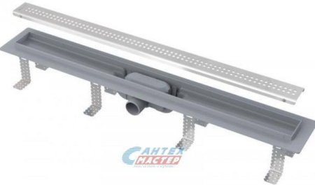 Водоотводящий желоб (трап) Bozic с порогами с перфорированной решеткой L= 600