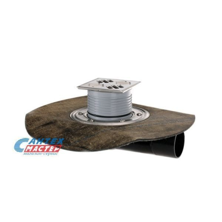 Трап Ду50/75 с надставным элементом "Клик-Клак" с решеткой, HL 80.1-3000.3*