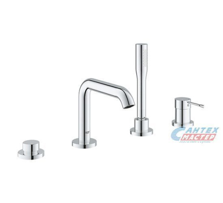 Смеситель для ванны Grohe Essence+ с душевым гарнитуром на 4 отверстия хром 19578001