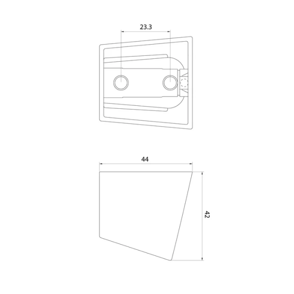 Держатель для лейки Milardo Essential цвет хром, ABS-пластик, фиксированный 060CP01M53