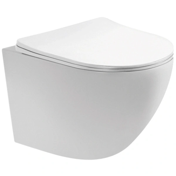 Комплект унитаза с инсталляцией Aquatek Европа Т (Сет) c сиденьем микролифт, безободковый, смыв ТОРНАДО, без кнопки, с креплением KKI-0000002