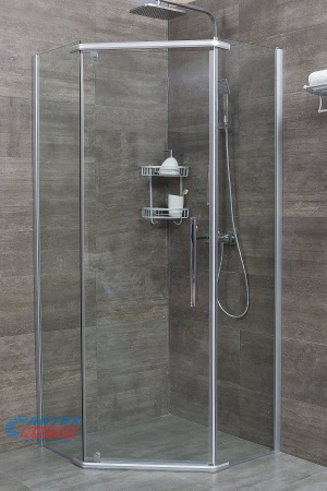 Душевое ограждение Erlit Comfort 90х90х200 прозрачное стекло профиль хром Душевое ограждение Erlit Comfort 90х90х200 прозрачное стекло профиль хром