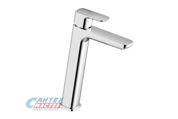 Смеситель для раковины Ravak TD 015.00 однорычажный, излив длинный, длина 192 мм, керамический, латунь, цвет хром, без донного клапана