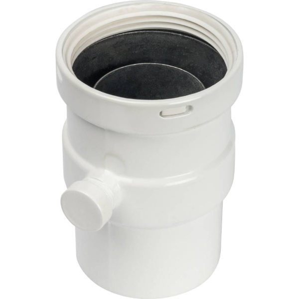 Элемент дымохода Stout DN80 вертикальный п/м с патрубком для отвода конденсата SCA-0080-020137