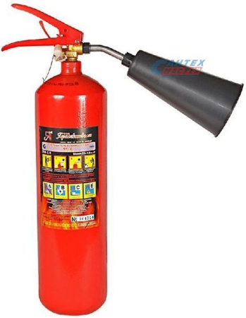 Углекислотный огнетушитель ОУ-2 переносной ЯРПОЖ. СЕРТИФИКАТ МРС BCE