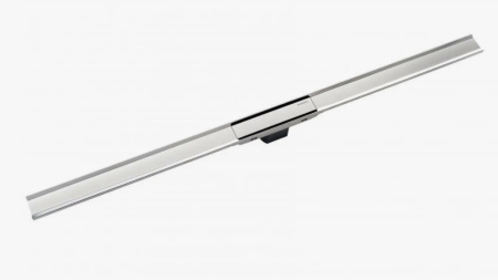 Дренажный канал Geberit CleanLine80, для трапа, цвет нержавеющая сталь, для душа в полу, без затвора, прямой выпуск, L=30-90см, нержавеющая сталь, прямоугольный