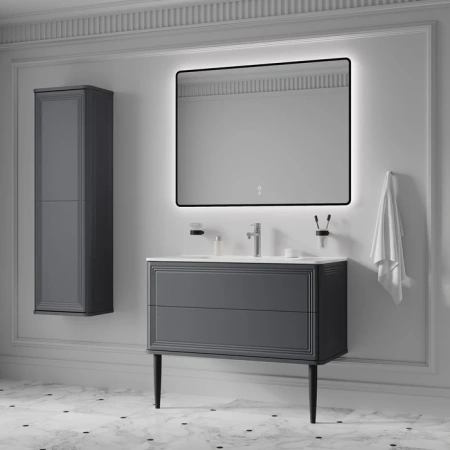 Ножки IDDIS Optima Home (пара) цвет черный, 30 см опора для мебели, для тумбы, массив березы OPH30B1i96