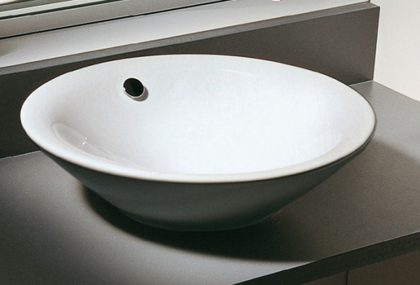 Раковина DURAVIT Starck 1, 33х33х17 см, накладная, круглая, санфарфор, цвет белый, без отверстия/площадки под смеситель, слив/перелив