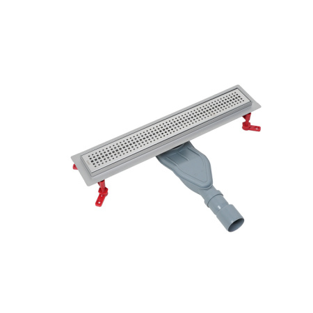 Водоотводящий желоб (Трап) IDDIS Perfex 500 мм, с перфорированной решеткой, цвет хром, горизонтальный выпуск и сифоном 360°, комбинированный затвор, выпуск 40/50 мм 975B5SB20DZ