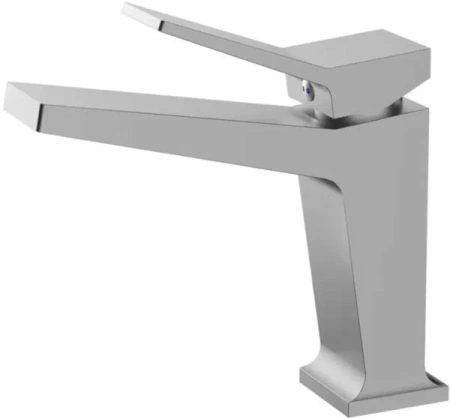 Смеситель для раковины/умывальника Haiba, однорычажный, неповоротный, латунь, длина излива 126 мм, керамический, цвет хром