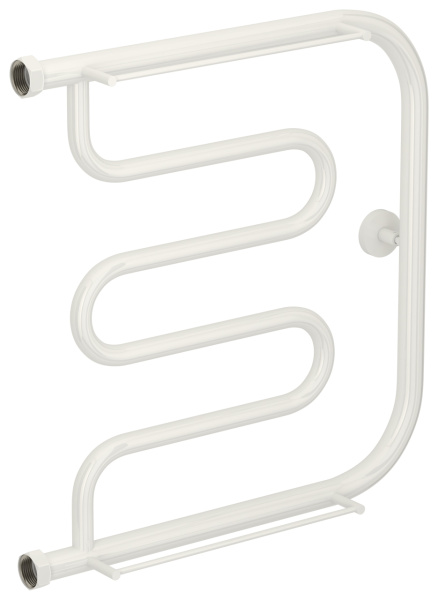 Полотенцесушитель Сунержа "Лира+" 2 полки 500х500 Н. Г. 1", водяной, цвет белый