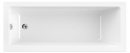 Ванна Cezares Plane, акриловая 170х75, цвет- белая, (без гидромассажа, рамы, сифона, фронтальной панели) прямоугольная, пристенная, левая/правая, левосторонняя/правосторонняя, универсальная