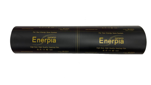 Теплый пол Daewoo Enertec ENERPIA ECO GREEN EP-PTC-410(T) саморегулируемый, сплошной, инфракрасный, пленочный, ширина 100 см мощность 230 Вт/м электрический, зеленый