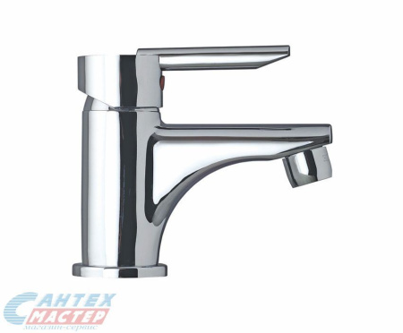 Смеситель для раковины Mofem Samba 100 однорычажный, излив короткий, длина 110 мм, керамический, латунь, цвет хром, без донного клапана 150-0035-10