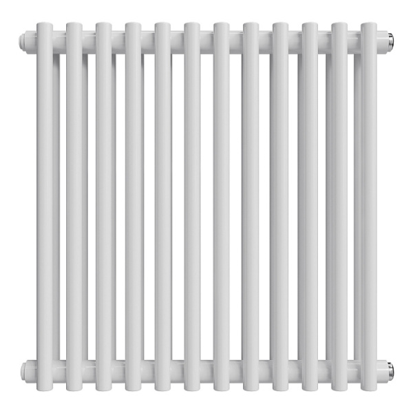 Радиатор Royal Thermo Shift R22 C2050 стальной 2 трубчатый, 12 секций, боковое подключение, для отопления квартиры, дома, водяные, мощность 744 Вт, цвет белый RAL9016