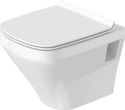 Унитаз Duravit DuraStyle HygieneGlaze 37х48 см, подвесной, цвет белый, санфарфор, прямоугольный, горизонтальный (в стену) выпуск, под скрытый бачок/инсталляцию, безободковый, без сиденья, антибактериальное покрытие, для туалета/ванной комнаты