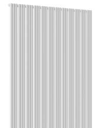 Радиатор отопления Empatiko Takt, однорядный, стальной, трубчатый, 36 секций, межосевое расстояние 1250 мм, высота 1286 мм, длина 1432 мм, цвет шелковистый белый, боковое подключение