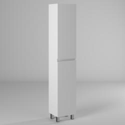 Пенал Briz Элен 35, 35х30х190 см, напольный, (правый), 2 распашные дверцы, цвет белый глянцевый, в ванную комнату, правосторонний