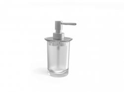 Дозатор жидкого мыла ROCA Twin настольный, металл/ стекло, хром, для ванной, на раковину, столешницу 816704001