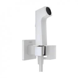Гигиенический душ E 1jet, Hansgrohe EcoSmart+, вентильный смеситель, металло-керамика, цвет белый