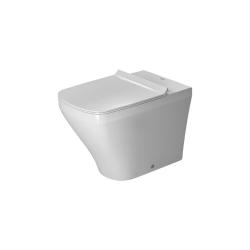 Унитаз Duravit DuraStyle  37х57х40 см, напольный, приставной, цвет белый, санфарфор, прямоугольный, горизонтальный (прямой) выпуск, под скрытый бачок, ободковый, без сиденья, для туалета/ванной комнаты