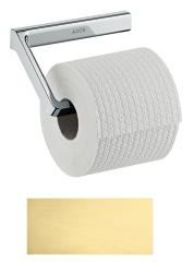 Держатель для туалетной бумаги Axor Universal, без крышки, настенный, металлический, форма прямоугольная, для рулона туалетной бумаги, в ванную/туалет, цвет шлифованная медь, к стене