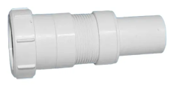 Труба гофрированная McAlpine раздвижная длина 151-200 мм, d 50 мм, вход 40 мм, выход комп.50 мм, гофра для сифона, пластик, трубный