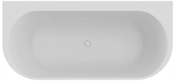 Ванна Riho Essence B2W, 180х80 см, искусственный мрамор, цвет- белый, (без гидромассажа), овальная, левосторонняя/правосторонняя, левая/правая, пристенная