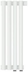 Радиатор отопления Сунержа Эстет-11 EU50 500х180 4 секции, цвет матовый белый, нижнее подключение, нержавеющая сталь, трубчатый