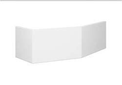 Панель фронтальная для ванны Riho Yukon 160 см, акрил, цвет: белый, (экран для ванны) прямоугольный, лицевая панель, левая/правая, левосторонняя/правосторонняя, универсальная, для ванны