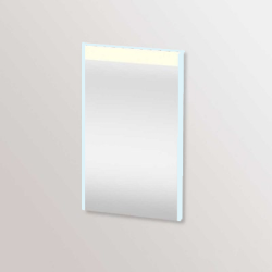 Зеркало Duravit Brioso, 42х70х3,5 см с LED/ЛЕД-подсветкой, прямоугольное, подвесное/настенное, цвет рамы: светло-голубой, настенный выключатель, для ванной