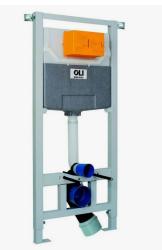 Инсталляция OLI 120 ECO Sanitarblock mechanic, механическая, сверху бачка, система для подвесного унитаза, со скрытым смывным бачком (бак)