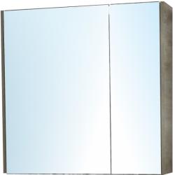 Зеркальный шкаф Azario Milana 80, 78х75х15 см, подвесной, цвет светлое дерево, зеркало, 2 распашные дверцы, прямоугольный, правый/левый, правосторонний/левосторонний