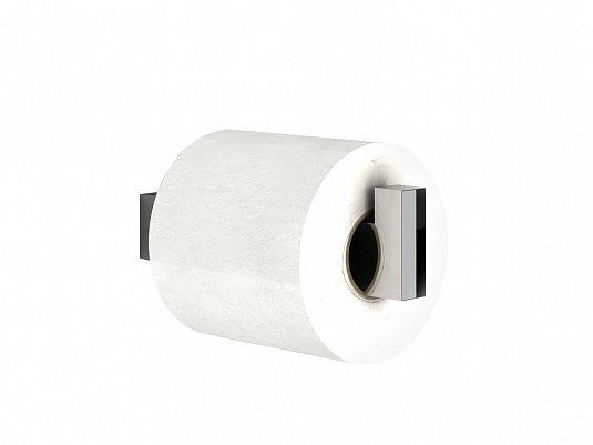 Держатель для туалетной бумаги ROCA Nuova без крышки, латунь хром, настенный, форма прямоугольная, для туалета/ванной 816528001