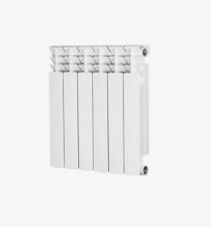 Радиатор RADENA 500/100, 6 секций, биметаллический, панельный, боковое подключение, для отопления квартиры, дома, мощность 1164 Вт, настенный/напольный, цвет белый
