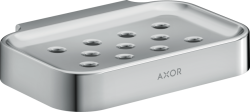 Мыльница Axor Universal Circular Access настенная, цвет: хром, металлическая, прямоугольная, для душа/мыла, в ванную комнату