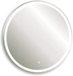 Зеркало Silver Мirrors Perla neo D770, 77х77 см, с LED/ЛЕД-подсветкой, круглое, без антизапотевания, выключатель сенсорный, для ванны