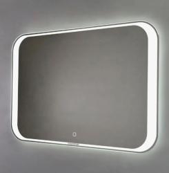 Зеркало GROSSMAN MODERN с LED подсветкой 80х55 см цвет:белый, прямоугольное, с LED/ЛЕД подсветкой по периметру, сенсорный выключатель,  для ванны, без антизапотевания