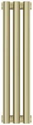 Радиатор отопления Сунержа Эстет-0 500х135 3 секции, цвет шампань, универсальное подключение, нержавеющая сталь, трубчатый