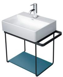 Полка Duravit DuraSquare для металлической консоли под раковину, размер 42х26,4 см, цвет: синий камень, стеклянная, прямоугольная, вставка, для раковины, в ванную комнату