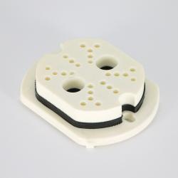 Изолирующая пластина Walraven BISMAT для профиля, монтажной шины, пластик/резина (Валравен)