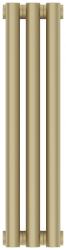 Радиатор отопления Сунержа Эстет-11 500х135 3 секции, цвет матовая шампань, универсальное подключение, нержавеющая сталь, трубчатый