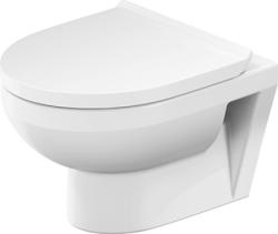 Унитаз Duravit DuraStyle Basic 36,5х48 см, подвесной, цвет белый, санфарфор, овальный, горизонтальный (в стену) выпуск, под скрытый бачок/инсталляцию, безободковый, без сиденья, для туалета/ванной комнаты