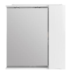 Шкаф зеркальный BelBagno Marino, 60х15х75 см, подвесной, с LED/ЛЕД подсветкой, правый, 1 распашная дверь, цвет белый глянцевый, в ванную комнату, правосторонний