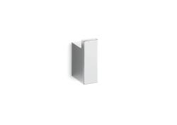 Крючок одинарный ROCA Nuova настенный, латунь, форма прямоугольная, для полотенец в ванную/туалет/душевую кабину, цвет хром 816520001