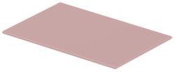 Полка Duravit DuraSquare для металлической консоли под раковину, размер 57х31 см, цвет: абрикосово-жемчужный, стеклянная, прямоугольная, вставка, для раковины, в ванную комнату