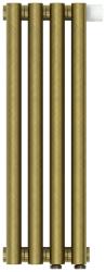 Радиатор отопления Сунержа Эстет-11 EU50 500х180 4 секции, цвет состаренная бронза, нижнее подключение, нержавеющая сталь, трубчатый