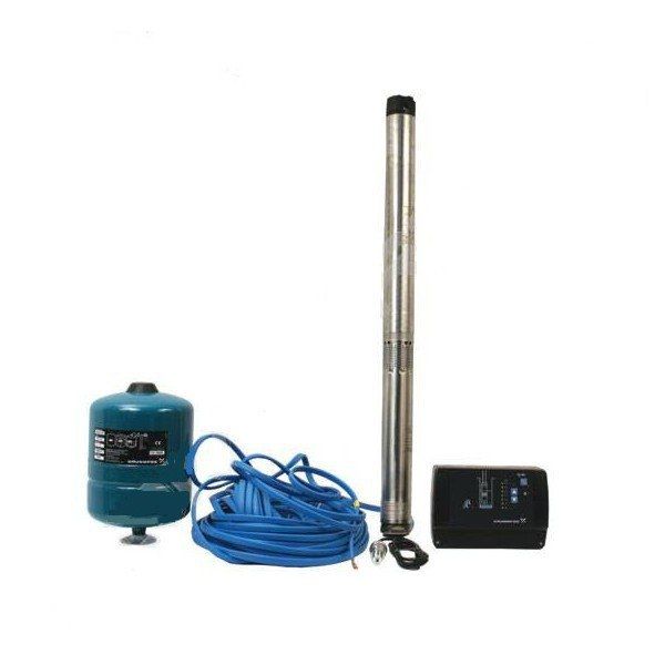 Комплект для поддержания постоянного давления Grundfos SQE 2-70 скваженный,с насосом,кабель 60м 96160961