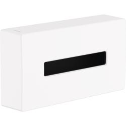 Держатель для салфеток Hansgrohe AddStoris, настенный, пластиковый, 26,5х14,5х6,2 см, форма прямоугольная, цвет матовый белый, в ванную/туалет/кухню